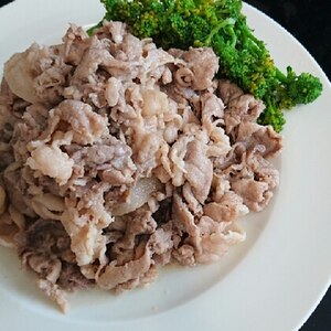 お弁当レシピ　豚肉のマヨしょうゆ炒め